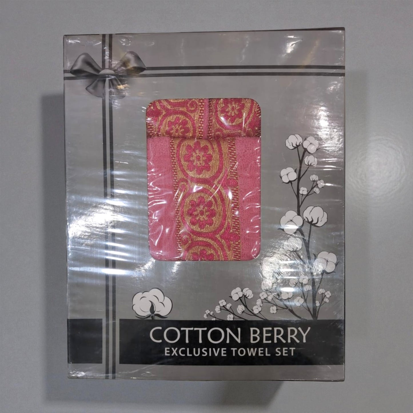 Cotton Berry Towel Set - Towels - PKR 4,500