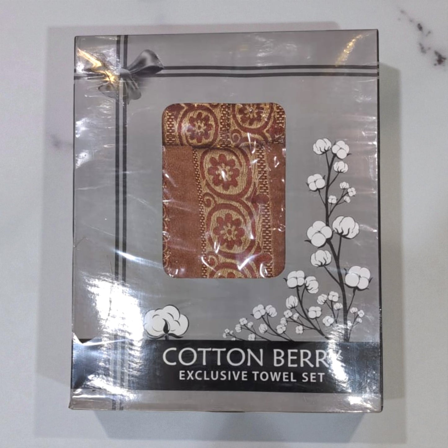 Cotton Berry Towel Set - Towels - PKR 4,500