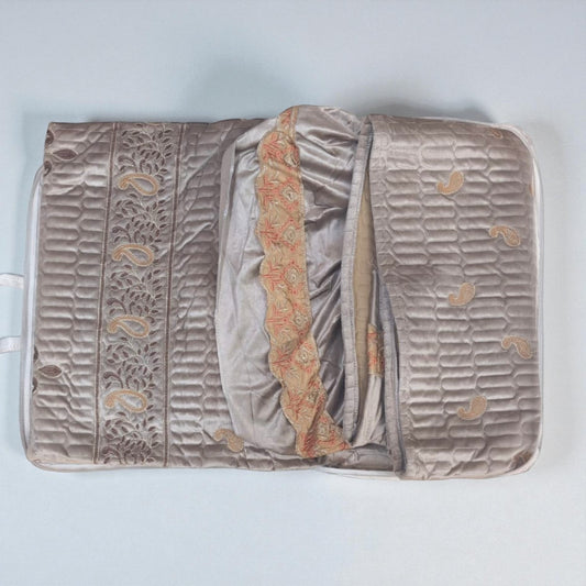 Velvet Bedsheet With Embroidery [3 Pcs] - Bed Sheets - PKR 15,000